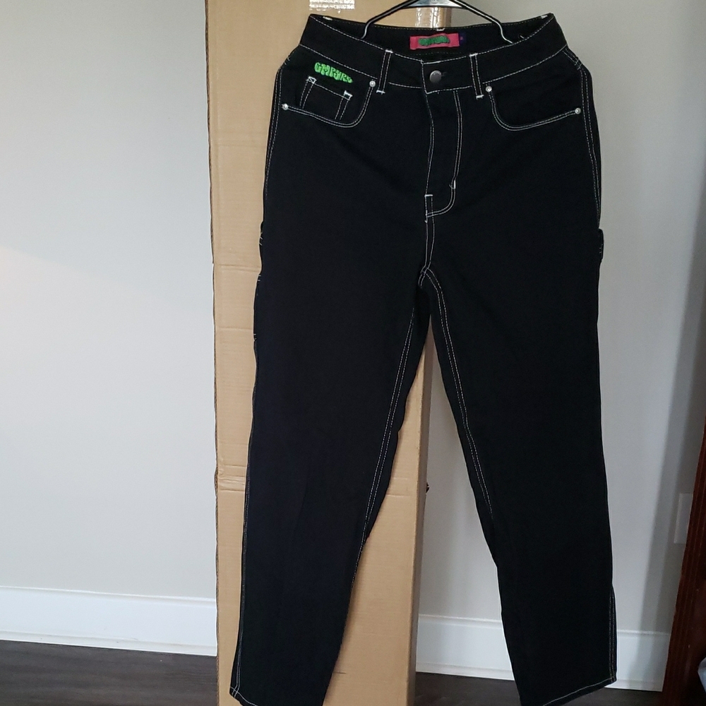 Glamour Empire High Rise Black and White Jeans